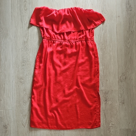 BCBGMaxAzria Strapless Red Dress - Picture 7 of 8